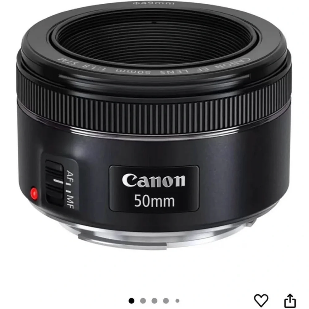 Canon Black EOS Camera with Three Lenses